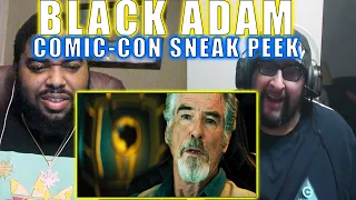 BLACK ADAM TRAILER 2 REACTION Comic-Con Sneak Peek | Dwayne Johnson | SDCC 2022