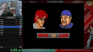 Street Fighter World Record Speedrun 9:11 (Former WR)