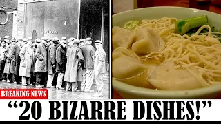 20 WEIRDEST Meals People Ate During The Great Depression