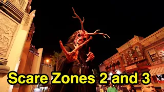 Scare Zones 2 and 3 - Halloween Horror Nights 2021 (Universal Studios Hollywood, CA)