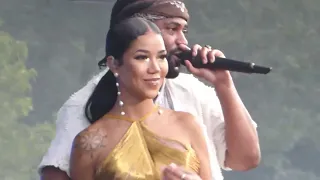 Big Sean Jhené Aiko Beware I Know Live Lollapalooza Music Festival July 30 2022 Chicago IL