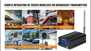 Retekess TR509 Wireless FM Broadcast Transmitter