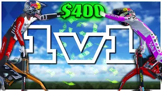 I 1v1’d a VIEWER for $400 in MX BIKES!