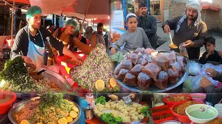 Ramazan street food in Jalalabad Afghanistan | Traditional iftar street food | Acar Muraba | Chaat