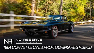 NEW ARRIVAL WALKAROUND 1964 CHEVROLET CORVETTE LS PRO-TOURING RESTOMOD - FOR SALE 18005627815