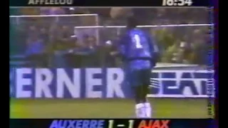 AJ Auxerre - Ajax Amsterdam 1/4 Final UEFA 1993 Partie 1/2