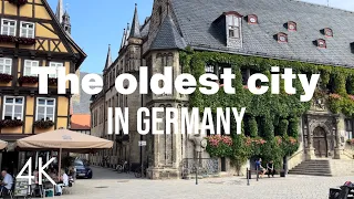 Quedlinburg 🇩🇪 a walk 4K traveling through the ages #4kwalk #walking #walks #germany #citywalk