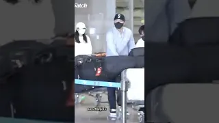 Binjin's Couple in Incheon international airport arrival moment! #shorts #hyunbin #kdrama #usa