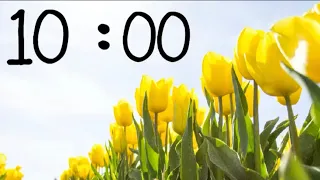10 Minute Spring 🌷 Countdown Timer With Music