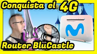 Router 4G Blucastle de Movistar. BC-4GMPCGA Configuración y antenas compatibles para Blu-castle