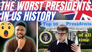 🇬🇧BRIT Reacts To THE WORST US PRESIDENTS EVER!