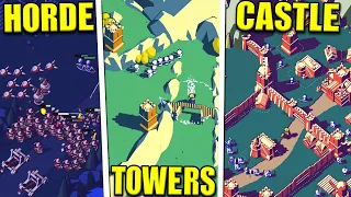 Combining Horde Survival, Tower Defense & City Builder in Thronefall