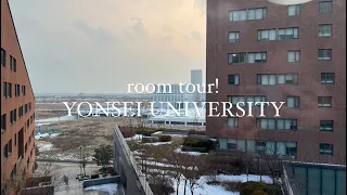 общежитие в Yonsei University International Campus | dorm/room tour, рассказываю про общежитие