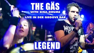 THE GÄS feat. SINA-DRUMS - Legend (live Groove Bar)