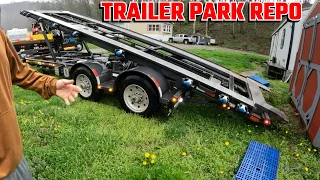 Trailer Park Drama.Shed Repo