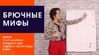 РАЗБЕРЁМ МИФ №1- угол наклона среднего шва брюк. Дефект посадки брюк.