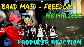 BAND MAID   FREEDOM Feb  14th, 2020 - Producer Reaction