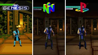 Mortal Kombat Mythologies: Sub Zero [1997] Sega Genesis vs N64 vs PS1 (Version Comparison)