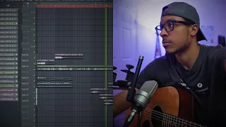 A REAL MUSICIAN Explaining How To Make UNIQUE Guitar Melodies Using 3 EASY Chords in FL Studio