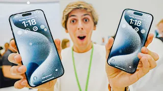 iPhone 15 Pro HANDS-ON 📱‼️ (Action Button, Titanium, USBC & more)