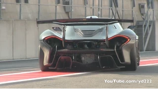 McLaren P1 GTR - INSANE accelerations on track !!