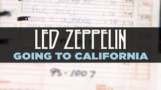 Led Zeppelin - Going To California (Official Audio)