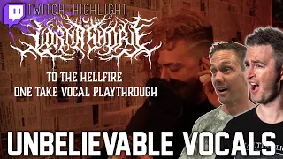 To the Hellfire - Lorna Shore One Take Vocal Playthrough REACTION  // Roguenjosh Reacts ft Benny