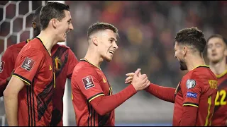 Belgium 3:1 Estonia | World Cup | All goals and highlights | 13.11.2021