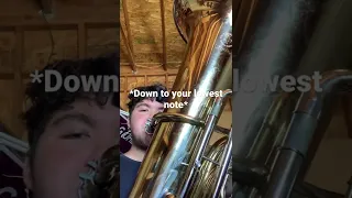 Tuba Low Note Challenge!