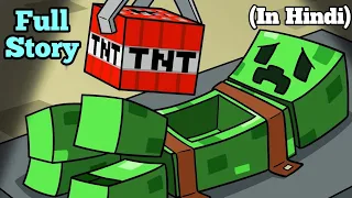 The Story of Minecraft's First Creeper (In Hindi) Full Animation Video