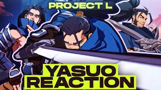 YASUO LOOKS BROKEN! | Infer Reacts: PROJECT L YASUO REVEAL
