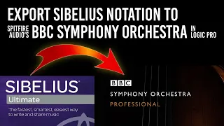 Export Sibelius Notation to BBC Symphony — #oneorchestra