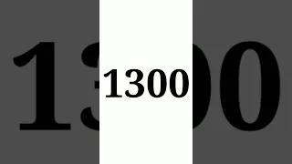 One Thousand Three Hundred  | Comment What is Special For You With This Number! #shorts