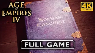 〈4K〉Age of Empires IV The Normans: Full Walkthrough + Bonus Videos - No Commentary GamePlay