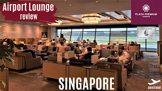 PLAZA PREMIUM LOUNGE SINGAPORE CHANGI REVIEW | TERMINAL 1 | AMERICAN EXPRESS GLOBAL LOUNGE COLL. 4K