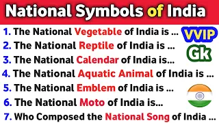 National Symbols of India | Indian National Symbols Gk Tricks | Indian National Symbols in English |