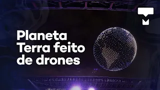 1.824 drones e o show de tecnologia da abertura das Olimpíadas de Tóquio 2020/2021!