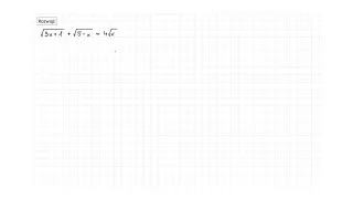 [34/s.120/ZR2OE] Rozwiąż: a) równanie b) nierówność.