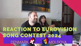 REACTION TO EUROVISION SONG CONTEST 2024. DENMARK/MOLDOVA