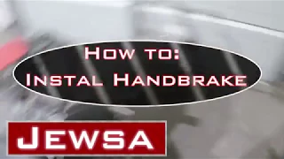 How to **install** a Handbrake on a motorcycle