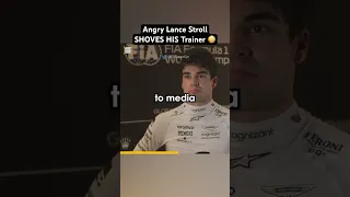 Furious Lance Stroll SHOVES His Trainer... 😳