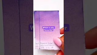 NEW Roman Szmal watercolor swatches