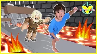Vtubers Ryan Vs Daddy ROBLOX Let's Play Escape From Dungeon