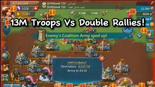 Lords Mobile - I ATTACKED THEIR TILES AND THIS WAS THEIR RESPOND! RALLY TRAP IN ACTION !