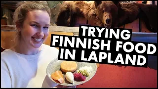 Trying Finnish Food In Lapland