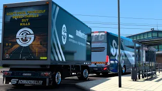 Marcopolo G7 1350 | Dolly trailer loaded | SFG Cross Border | Euro Truck Simulator 2