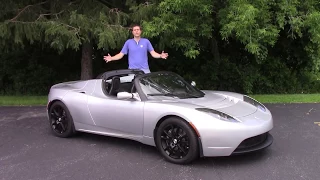 Я водил Tesla Roadster и это было здорово