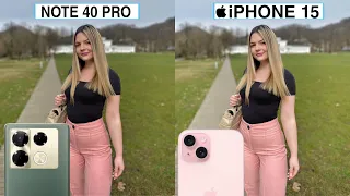 Infinix Note 40 Pro Vs iPhone 15 Camera Test Comparison