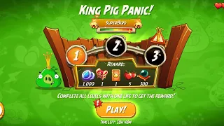 Angry Birds 2 AB2 King Pig Panic Challenge! 1 BIRDIE! 3-4-5 Rooms 🗿