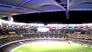 Cheering a Dockers goal Thunderstruck